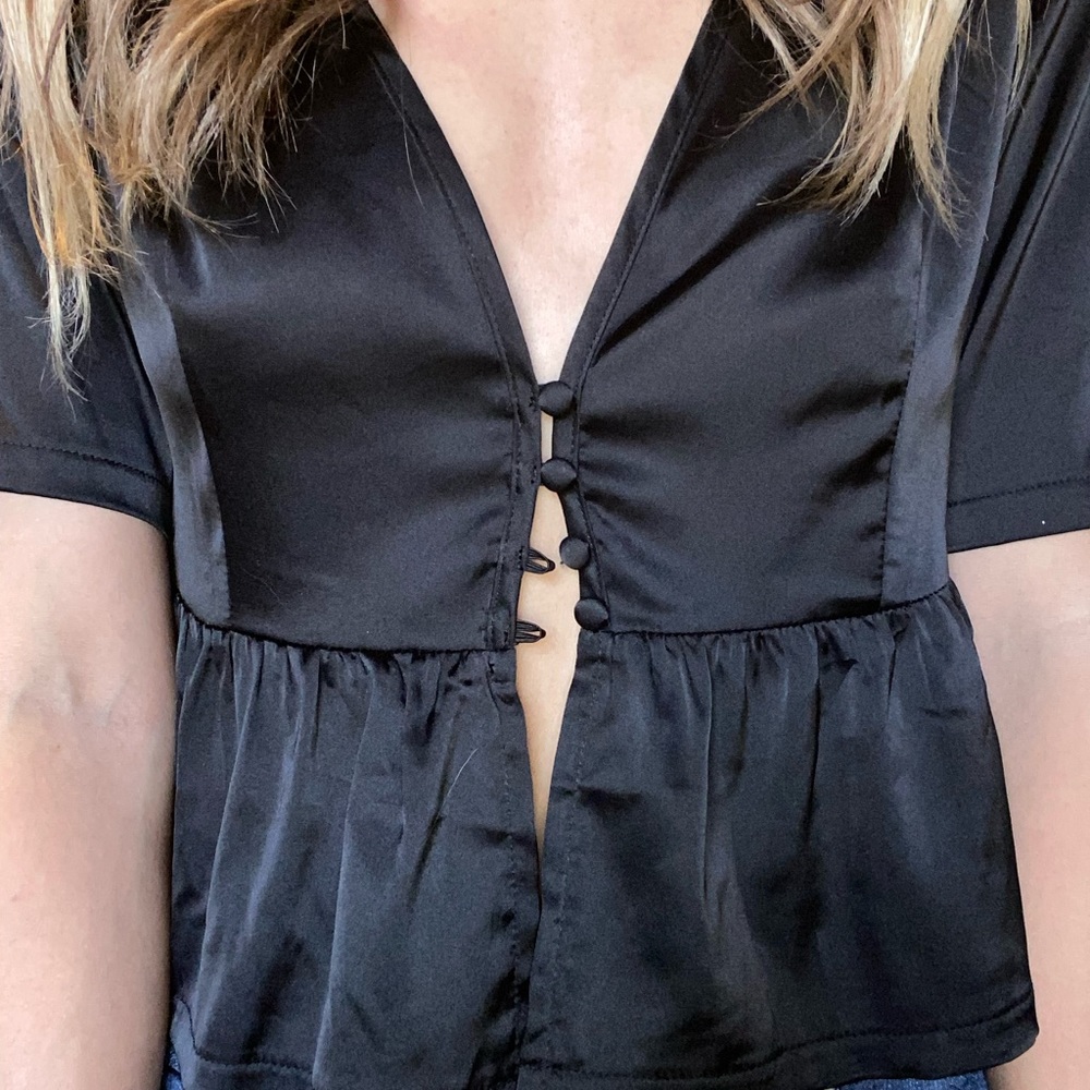 Nasty gal black shirt